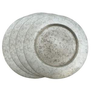 Assiettes de présentation rondes en métal or rose de 13 pouces, vente en gros directe usine pour mariages et événements festifs - Product Image 5