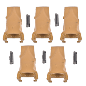 Denti per benna V33 V33SYL con perni flessibili per adattatore JCB e Liebherr (Nuovo Acciaio) - Product Image 2