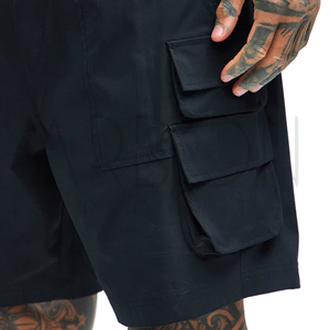 Shorts cargo en toile pour hommes, style actuel, coupe ajustée, confortables, design unique, meilleur fournisseur, tendance, best-seller - Product Image 6