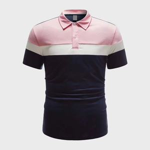 Polos pour hommes de qualité supérieure, élégants, best-sellers, en jersey de coton décontracté, grandes tailles, couleurs contrastées au Pakistan - Product Image 1