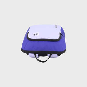 Grand sac à dos décontracté pour femme avec imprimé renard arctique violet - Product Image 2