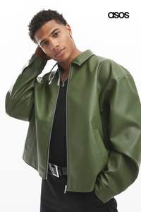 เสื้อแจ็คเก็ตหนังผู้ชายแบบทางการสำหรับฤดูหนาว น้ำหนักเบา ดีไซน์สั่งทำพิเศษ OEM คุณภาพสูง ระบายอากาศได้ดี สำหรับขายออนไลน์ - Product Image 3