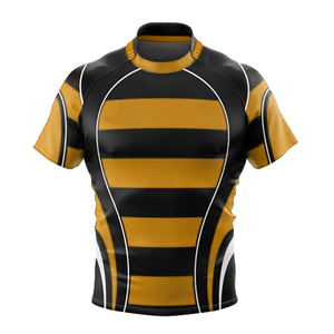 Ensemble de maillots de rugby respirants, à séchage rapide, anti-humidité, 100 % polyester, personnalisables par sublimation, écologiques, pour équipe. - Product Image 2