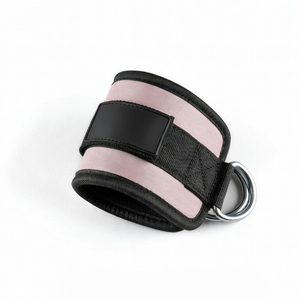 สายรัดข้อเท้าแบบสายเคเบิลสำหรับเครื่องออกกำลังกาย ใช้ได้ทั้งชายและหญิง สวมใส่สบาย ป้องกันอย่างมืออาชีพ ปรับแต่งได้ ผลิตจากไนลอนและนีโอพรีน พร้อมห่วงรูปตัว D รองรับน้ำหนักสำหรับผู้ชายและผู้หญิง - Product Image 5