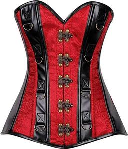 Corsets Vintage pour Femmes, Sexy, Sculptants, Respirants, Modernes, en Brocart, pour Grandes Tailles - Product Image 1