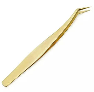 Pinzas Profesionales Premium Kaamir Instruments de Acero Inoxidable para Extensión de Pestañas, Antimagnéticas, Punta Suave, Mango Cómodo - Product Image 1