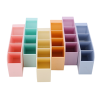 Porte-stylos en plastique, organiseurs en plastique personnalisés pour fournitures de bureau, rangement pour la maison et la cuisine - Léger et durable