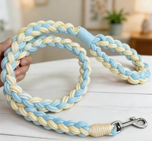 Correa para Perro de Algodón 100% Ecológica y Resistente de Primera Calidad con Decoración de Lazo - Product Image 1