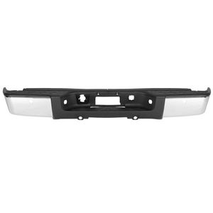 Paraurti Posteriore per Chevrolet Silverado 1500 2007-2013, Argento/Acciaio con Fori - Product Image 3