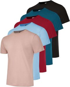 T-shirt d'été personnalisé épais 240g en tissu Dobby avec lettres brodées en chenille, style serviette coloré, polyester/coton - Product Image 1