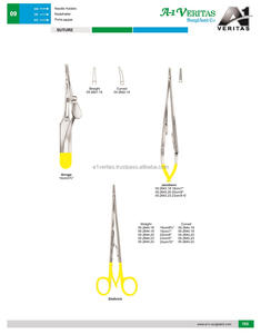 Portaagujas Jacobson de Alta Calidad A-1 VERITAS T/c, Juego de Instrumentos de Sutura de Acero Inoxidable |   Botiquín de Primeros Auxilios Quirúrgico ENT Reutilizable - Product Image 6
