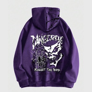 Sudadera con Capucha de Manga Larga con Estampado de Araña Personalizada de Alta Calidad Up-Felt-Impex para Hombre, Sudadera Informal Extra Grande para Halloween - Product Image 3