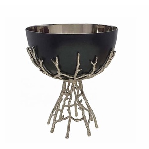 Cesta de fruta de Metal de alta calidad, cesta redonda decorativa de latón, Frutero de Metal para mesa, decoración del hogar, precio al por mayor - Product Image 3