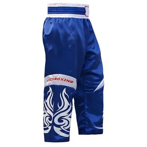 Pantalon de Kickboxing MMA Bleu à Motif Tribal – Tenue d'Entraînement d'Arts Martiaux pour Hommes – Design Sublimé – Bas de Combat - Product Image 3