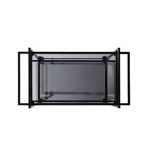 Chariot de service de cuisine moderne avec dessus en marbre et espace de rangement - Product Image 6