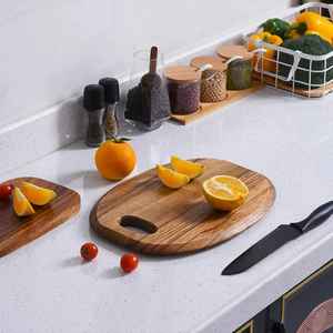 Tabla de Cortar Cuadrada Grande de Madera de Acacia, 1.5 cm de Grosor, Multifuncional, con Asa, Ecológica, Ligera, Apta para Lavavajillas - Product Image 5