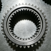 Anneau d'engrenage en acier forgé de haute précision personnalisé OEM pour camions, engins de construction, réducteurs de broyeurs à billes à dents internes et externes
