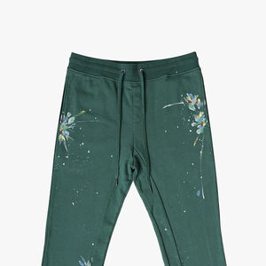 Pantalones de chándal acampanados personalizados para hombre, los más vendidos, estilo casual holgado con cintura elástica, pantalones acampanados apilados para hombre - Product Image 5