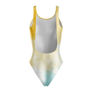 Traje de Baño Personalizado para Mujer, Sublimado, de Una Pieza, Secado Rápido, Elástico, Ropa de Playa, OEM, Ropa Deportiva para Equipos - Product Image 3