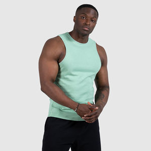 Nouveau débardeur de fitness pour hommes, respirant, à séchage rapide, sans manches, avec col ras du cou, absorbant la transpiration, imprimé - Product Image 5