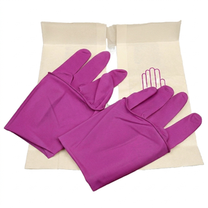 Gants chirurgicaux en latex jetables stériles texturés pour examen médical, épaisseur 6 mil, emballage OEM en gros pour hôpitaux - Product Image 3