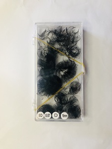 ขนตาปลอมทำมือ6D 7D 8D ขนตา10D 9D 0.05เกาหลีนุ่ม0.07มม. พร้อมกล่องปรับแต่งได้ - Product Image 2