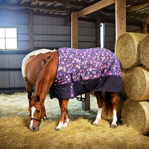 Multistar 600D <b>Waterproof</b> Horse Turnout Rug Jodhpurs Breeches Riding Mid Rise 220 GSM Filling Buckle Closure Machine Washable - Product Image 4