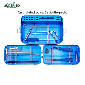 Kit d'instruments pour vis canulées de 6,5 mm, kit chirurgical orthopédique, acier inoxydable de qualité chirurgicale, autoclavable, certifié CE - Product Image 3