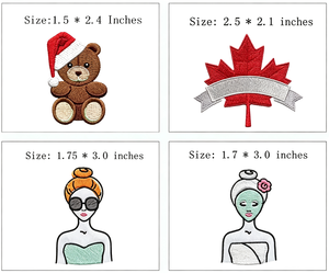 Écussons brodés personnalisés de qualité supérieure en tissu chenille, thermocollants, pour chapeaux, vestes, sacs, sacs à dos, vêtements, cadeaux, accessoires DIY - Product Image 2