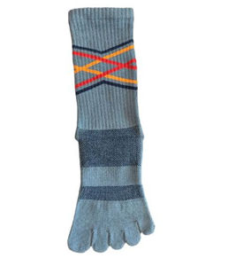 Chaussettes de football antidérapantes à 5 doigts pour jeunes, chaussettes de sport à la cheville pour la course, la gym et le fitness, 100% coton, séchage rapide, Vietnam - Product Image 3