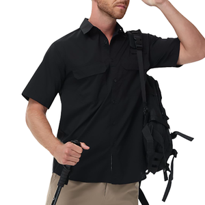 Camisas de Pesca de Diseño Clásico para Hombre, Color Sólido, Tela Moderna de Alta Calidad - Product Image 3