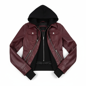 Chaqueta de Piel de Oveja para Mujer con Acabado Teñido, Diseño Personalizable, Impermeable y Ecológica - Product Image 6