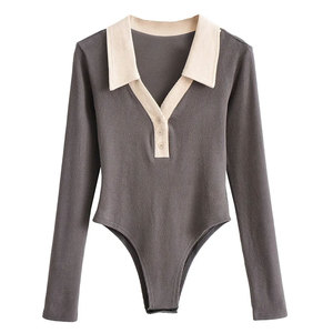 Combinaisons de fitness pour femmes au design personnalisé, élégantes, en tissu tricoté Spandex/Nylon, confortables, décontractées, ajustées, respirantes et écologiques - Product Image 1