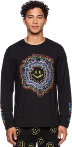 Camiseta de Salón para Hombre - Cuello Redondo de Manga Larga o Henley de Manga Larga - Ropa de Salón y Dormir para Hombre - Product Image 4