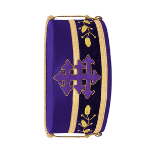 Gorra de la 32ª Escuadra del Rito Escocés, Negra, Bordada a Mano, de Alta Calidad, con Alas y Bordado de Hilos Metálicos, Regalia Masónica - Product Image 4