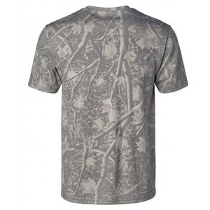 T-shirt à manches courtes pour homme en coton doux, gris clair, col rond, basique, léger, respirant, pour tous les jours, été - Product Image 2