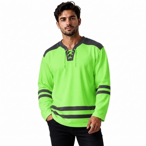 Jersey de Hockey sobre Hielo Personalizado, Fabricante de Ropa de Hockey con Etiqueta Privada OEM ODM, Proveedor Directo de Fábrica al por Mayor, 100% Poliéster - Product Image 2