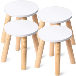 Bamboo Eco-Friendly Rectangle Stackable <b>Bar</b> <b>Stools</b>-Modern Minimalist Outdoor Furniture Wholesale - Product Image 3