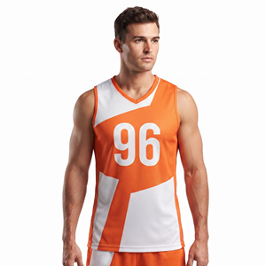 100% Polyester Breathable Netball Jersey Men Professional Quality Netball Jersey Lightweight Custom Design Netball Jersey - Product Image 1