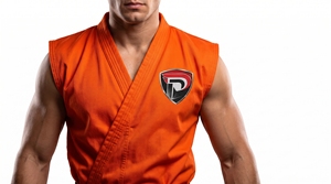 Uniforme de Taekwondo Naranja para Hombre Dumela, Algodón Transpirable, Cintura Alta, Ropa de Entrenamiento Resistente para Práctica - Product Image 3