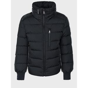 Hooded Heavy Designer Puff Padded Coat Oversized Down Bubble Winter Custom Men Puffer <b>Jacket</b> with Sleeve - Product Image 2