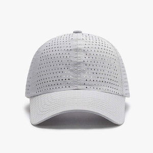 Casquette de baseball unisexe ECONEX SPORTS en maille, couleur unie, respirante, réglable, 6 panneaux, polyester/coton, broderie à la main pour l'extérieur - Product Image 5