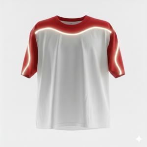 T-shirt noir uni, col rond, tissu streetwear, mode homme, 100% coton, col rond - Product Image 4