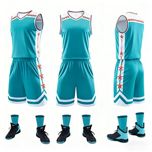 Uniforme de Baloncesto Personalizado de Alta Calidad – Camiseta y Pantalones Cortos Sublimados 100% Poliéster - Product Image 2