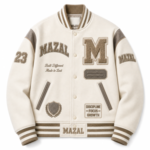 Bulk Varsity <b>Jacket</b> Melton Wool Chenille <b>Patches</b> for Boutique Retailers Bulk Production USA Wholesale - Product Image 2