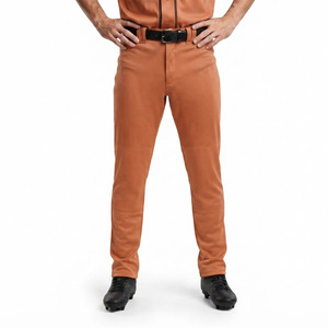 Fournisseur d'uniformes de baseball professionnels personnalisés, imprimés, respirants, anti-humidité, avec design de passepoil, pour hommes, vêtements de sport de compétition, 100% - Product Image 3