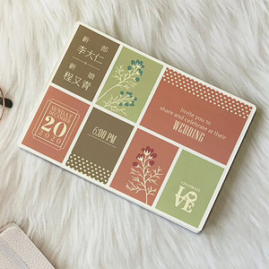 Thiệp mời đám cưới cho lễ kỷ niệm hôn nhân cá nhân thẻ thiệp chúc mừng tùy chỉnh in ấn - Product Image 2