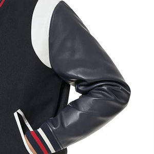 Chaqueta Varsity de Lana para Hombre, Nueva Colección, 100% Algodón, Cierre de Botones, Estilo Universitario, Béisbol, Bomber, para Invierno - Product Image 5