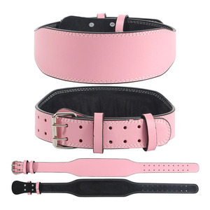 Ceinture de soutien dorsal personnalisée unisexe en cuir de vachette, réglable, antidérapante, respirante, pour la musculation, la gym et la protection sportive - Product Image 2