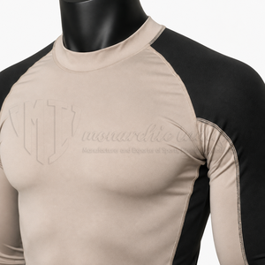 Camiseta de Compresión de Manga Larga para Hombre, Dos Tonos, Ropa Deportiva, para Gimnasio, Entrenamiento, Fitness, Capa Base - Product Image 6
